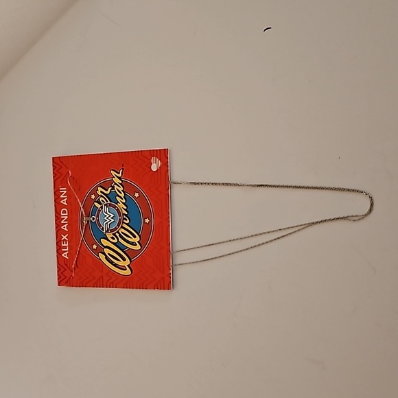 ALEX AND ANI Slide Expandable Silvertone Necklace w/ a Enamel & Engraved Pendant - Picture 1 of 7